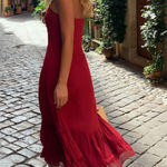 Red Maxi Dress Photo 0