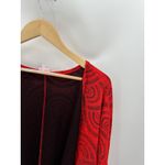 LuLaRoe Womens Red Lace Cardigan Size S Holiday Party Christmas Festive Sweater Photo 3