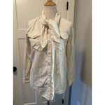 ZARA  Blouse With A Bow Size Small Photo 1