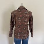 Diane Von Furstenberg Vintage  Brown Patterned Buttondown Top Photo 2