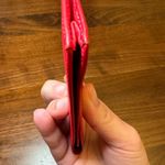 YSL Vintage  Red Leather Cigarette Holder Photo 5