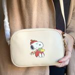 Coach Authentic Pebbled leather top zip Peanut Crossbody Photo 2