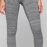 Athleta Jacquard Chaturanga Leggings Textured Black White - LP Photo 0