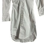 JW Anderson Lace Detail Long Sleeve Button Front Shirt Mini Dress Size 0 White Photo 7