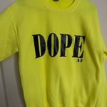 Dope AF Sweatshirt Yellow Photo 0