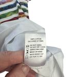 Rosie Assoulin‎ Fall/Winter 2018 Designer Striped Multicolored Print Bedazzled S White Photo 7