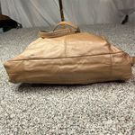 Coach  Ashley Large Beige Leather Carryall Satchel Shoulder Bag​ Photo 8