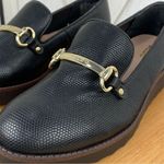 ALDO  Yolanda Wedge Heel Slip On Loafer Shoes‎ Black 9 Preppy Classic Photo 7