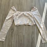 Princess Polly Long Sleeve Crop Top Photo 1