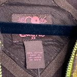 Lucky Brand VHTF: new Y2K  ✌︎︎ Live in Love Zip Hoodie ✌︎︎ Cocoa Neon Graphics XS Photo 3