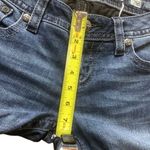 Miss Me  signature cuffed skinny jeans 26 low rise dark wash stretch rhinestones Photo 7