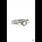 Paparazzi  ♥ Tribal Soul - White Bracelet Photo 1