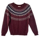 Weatherproof Vintage Women’s Fair Isle Acrylic Sweater Photo 3