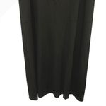 Max Studio  Olive Green Maxi Skirt Size XL Pull On Elastic Waist Pockets Stretch Photo 2