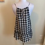 Cloth & Stone Black White Checkered Tank Photo 37