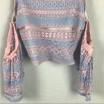 Foxiedox NWT  clarinda lace crop top M Photo 3