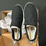 New Vionic Malibu Black Canvas Slip On Sneakers 7.5 Wide Photo 1