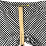 Betabrand  Black White Cat Catstooth Houndstooth Ankle Zip Pants sz M Petite Photo 4
