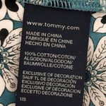 Tommy Hilfiger Blue White Floral Tank Top Women’s Small 100% Cotton Photo 2