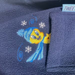 Looney Tunes Tweety Bird Fleece Shirt Jacket Womens Small Embroidered Cartoon Blue Photo 1