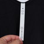 Lululemon  Align Long Sleeve Black Cropped V Neck Yoga Top Size 6 Photo 3