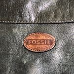 Fossil  Vintage Black Leather Brown
Accents Tote Bag Photo 1