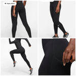 Nike NWT  Epic Luxe Women's Black Mid-Rise Pocket Leggings SZ XS Photo 3
