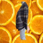 Calvin Klein Jeans Open Front With Top Snap Knit Sweater with Zip Sleeve Size S Photo 1