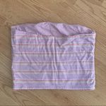 Wild Fable  pink striped tube top crop top size medium Photo 1