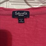 Splendid ‎ Coral Short Sleeve V-Neck Tee Photo 1