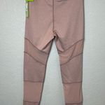 Sam Edelman BNWT! Heathered Mauve Pink & Mesh Insert Long Leggings Size L Photo 7