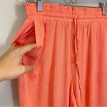 Boston Proper ‎ Gauze Wide Leg Pull On Pants Orange Size M Resortwear Photo 3