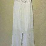 Lila Rose Lily Rose white maxi strapless dress sz XS beach resort vacation crochet bridal Photo 7