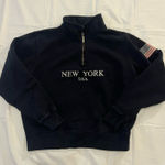 Brandy Melville  Quarter-Zip Sweatshirt Photo 0