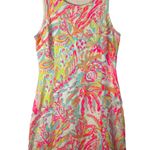 Lilly Pulitzer Colorful Floral Whiting Cutout Back Shift Dress in Scuba to Cuba Photo 0