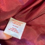 Ruby Rd. Crocodile Print Faux Suede Jacket Maroon Size 12 Red Photo 5