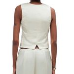 Madewell Womens Satin Button-Front Vest Top Size 6 Photo 1