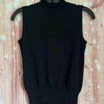 Josephine Chaus  Black Mockneck Sleeveless Sweater Photo 0