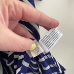 Mossimo Supply Co  Sheer Striped Tunic Blouse Coverup Navy Blue ~ Size S Photo 7