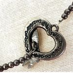 Agate crystal mirror pendant necklace Photo 9