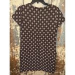 Banana Republic  Women's Short sleeve dress, black white geometric, size 4 Photo 3