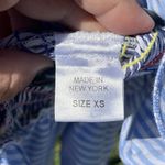 Petersyn Barrett Multicolor Smocked Stretch Minin Skirt Size XS Blue Photo 8