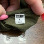 Uniqlo  Olive Green Midi Dress Photo 4