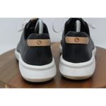 Clarks Unstructured Leather Black Perforated Lace Up Sneakers Womens Size 6.5 Photo 7