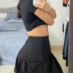 H&M Black Pleated Skort Photo 1