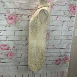 Little Mistress  ASOS Women's Sheer Sleeves Laced Mini Formal Dress Cream Size 6 Photo 8