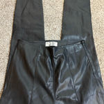 Free People  Black Leather Pants Photo 0