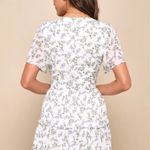 Lulus  White Floral Print Dress Photo 1