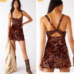 Free People Virgo Moon Velvet Dress Size Medium Black Photo 1