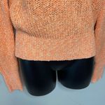Free People Electric City Tangerine Crewneck Knit Crochet Sweater Size XS Photo 3